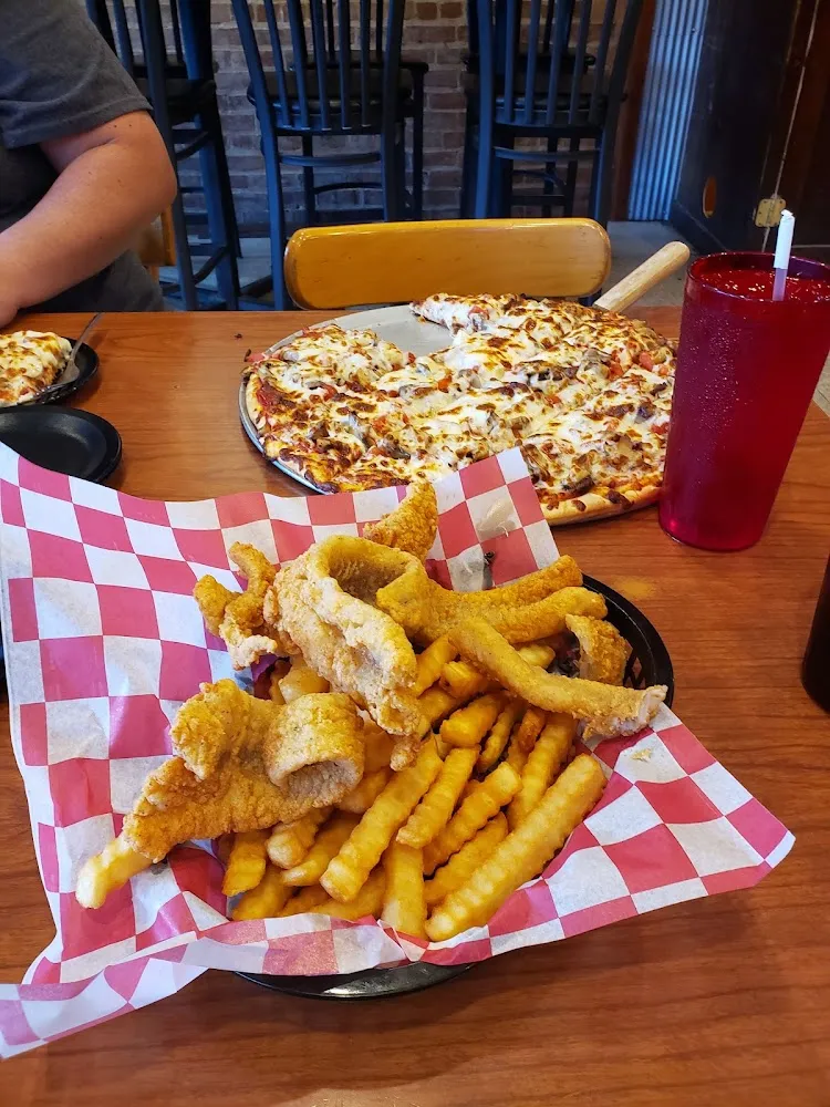 All You Can Eat White Fish & Fries & Puzza